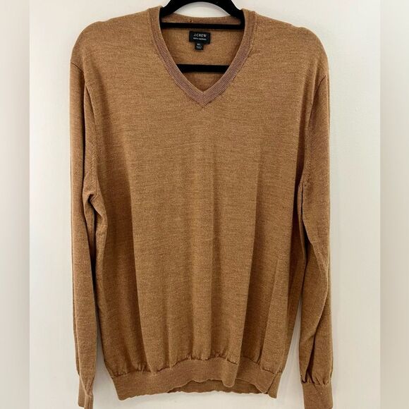 J. Crew Merino wool V-neck sweater Men’s XL - Picture 6 of 11